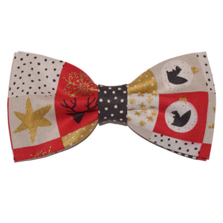 Papion de Craciun "Red&Gold Christmas"