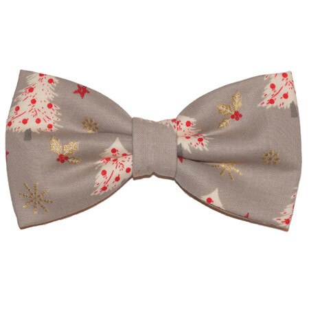 Papion gri de Craciun 