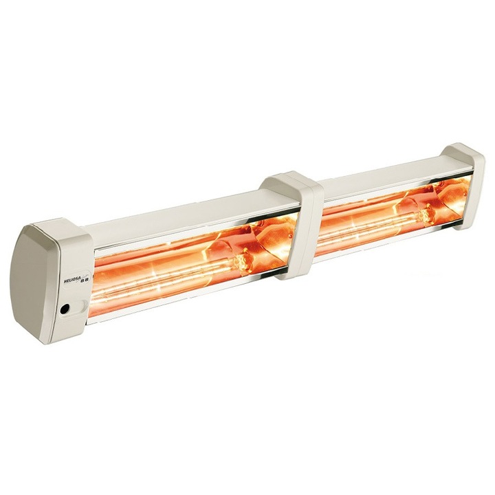 Incalzitor cu infrarosu pentru terase HELIOSA 88 - STAR PROGETTI, telecomanda, 3000 W, directie reglabila, rezistenta la umiditate IPX5, alb