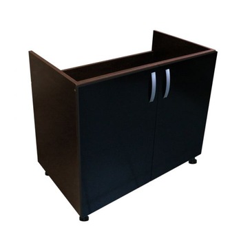 Masca Pentru Chiuveta cu 2 Usi Wenge 80x87x50 cm din Pal de 18 mm si Cant ABS Masca Pentru Chiuveta cu 2 Usi Wenge 80x87x50 cm din Pal de 18 mm si Cant ABS
