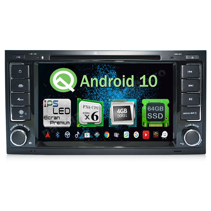 Navigatie Android VW TOUAREG, MULTIVAN, Hexa Core, 4GB Ram, Ecran IPS, NAVD-P9200