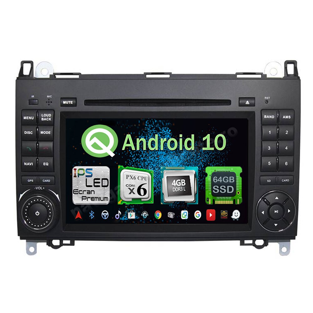 Navigatie Android Mercedes Benz A B Class, Vito, Viano, Sprinter, VW Crafter, Hexa Core, 4GB Ram, Ecran IPS, NAVD-P068