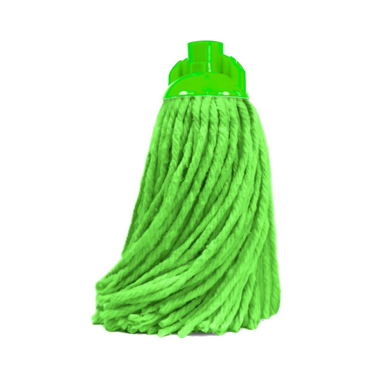 Set 10 rezerve mop bumbac 250 g verde