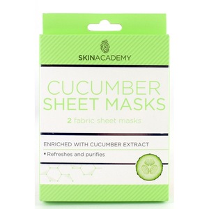 Masca De Fata Revigoranta Cu Castravete 2buc Set Skin Academy Emag Ro