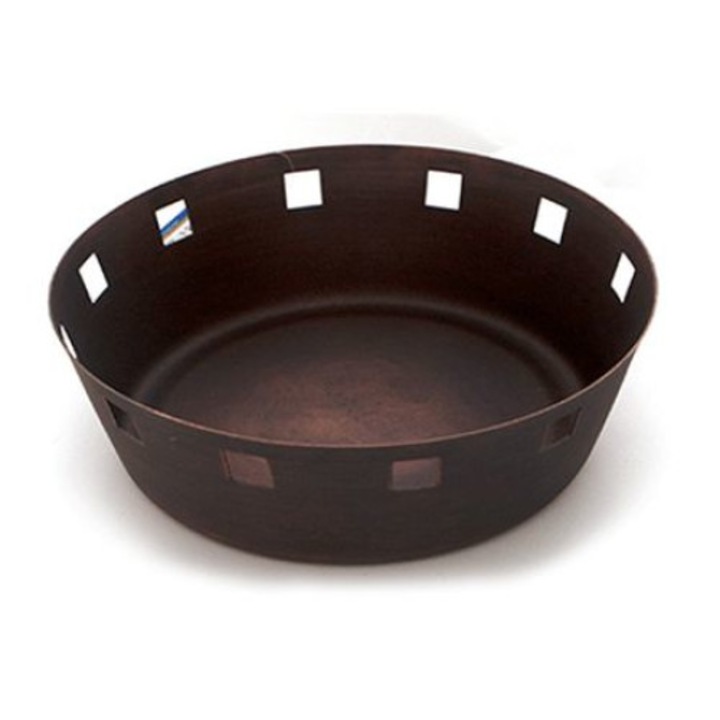 Cosulet pine RAKI ANTIQUE inox cu strat cupru 16,75x4,75cm