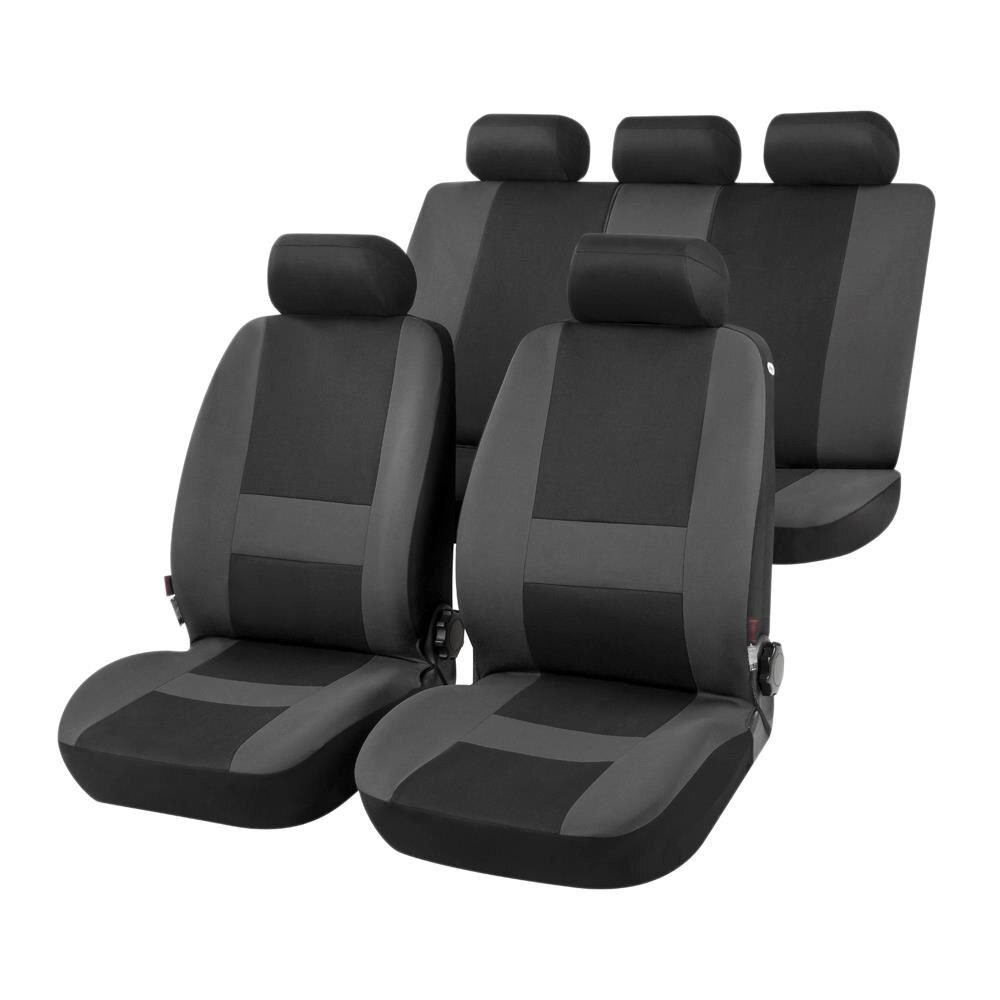 Huse auto Pocatello,grey,9 piese,sistem clix side-airbag compatibil