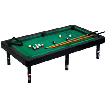 Masa de biliard iMK® din lemn pentru copii, include tacuri, set de bile, triunghi si creta Masa de biliard iMK® din lemn pentru copii, include tacuri, set de bile, triunghi si creta