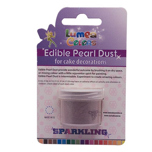 Colorant alimentar pudra perlat maro ciocolatiu, 3.6 g - Lumea Colors