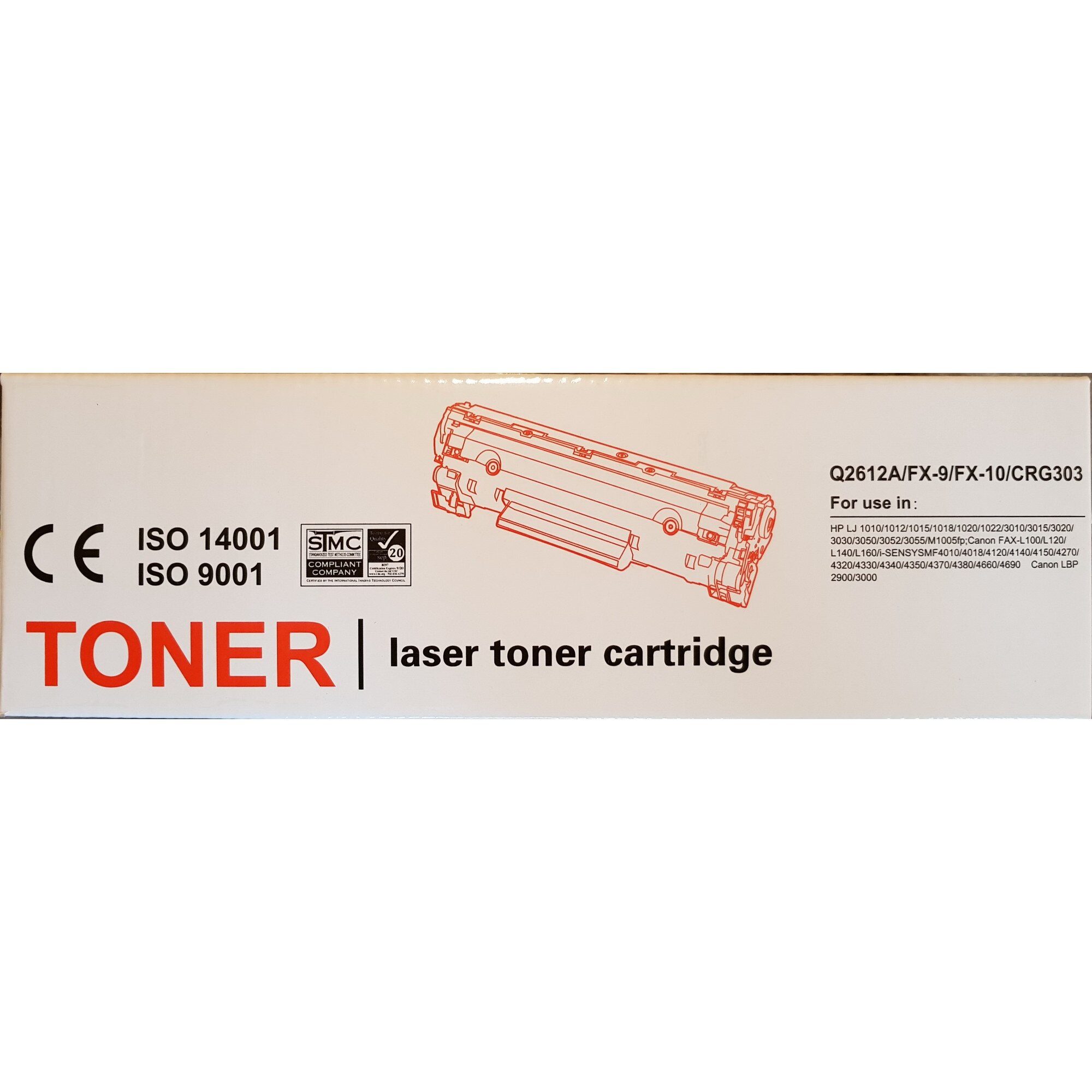 Cartus compatibil - Q2612A, FX10, CRG-703