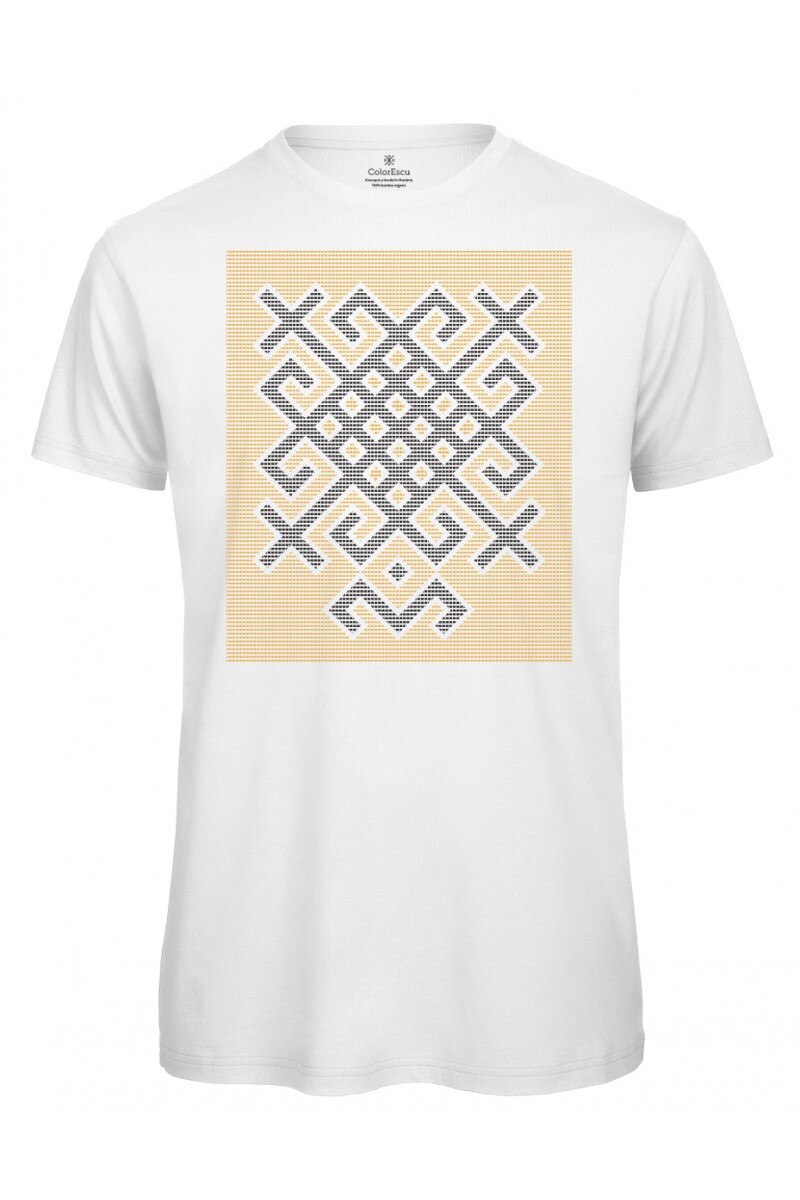 Tricou Origini - alb, barbat