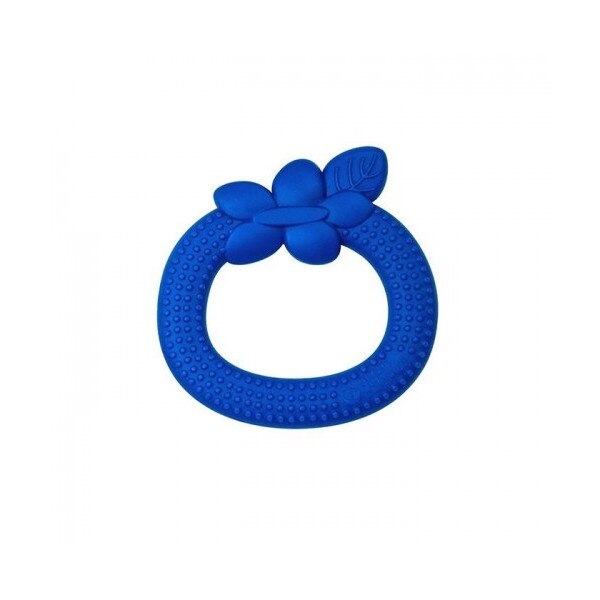 Jucarie pentru dentitie din silicon - Green Sprouts by iPlay - Blue Blueberry