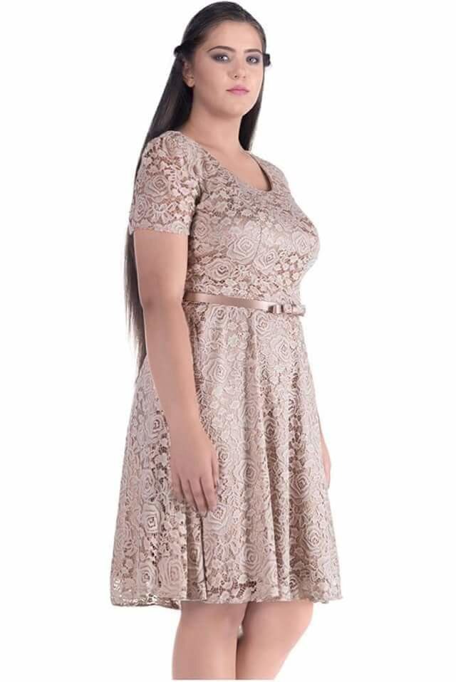 Rochie Sonia, Crem, Crem