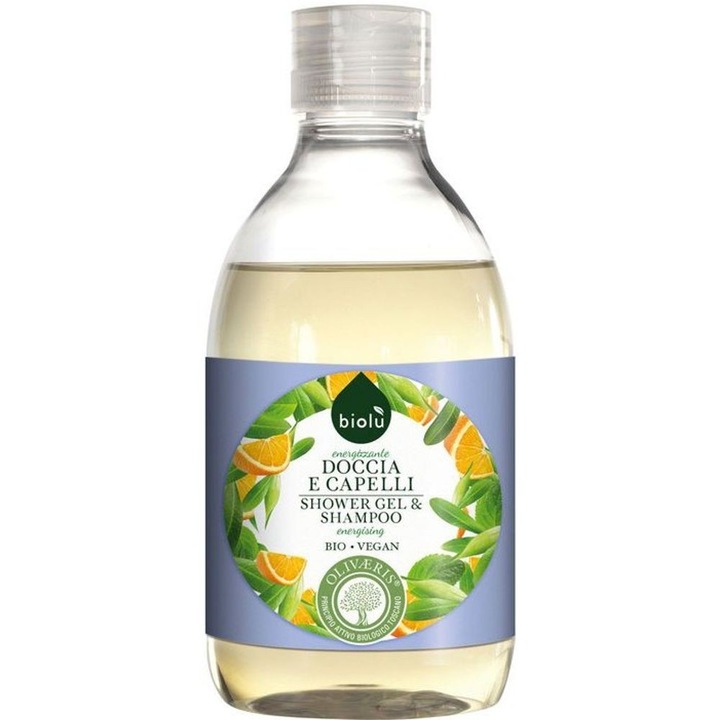 Tusfürdő és sampon ökológiai B5 provitaminnal 300 ml BIOLU