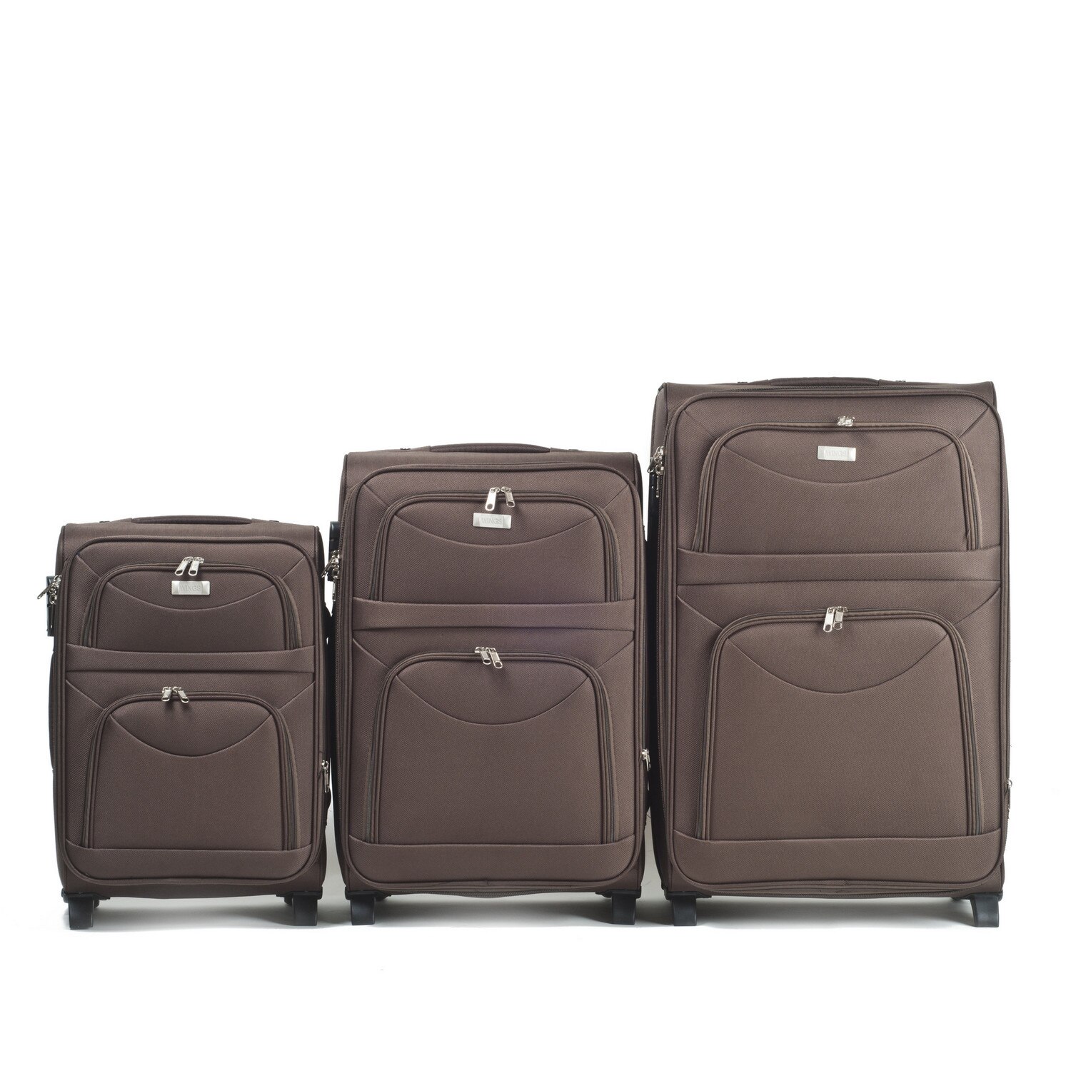 Set Troler, WINGS, W6802, 2 Roti, 3 Piese, Maro