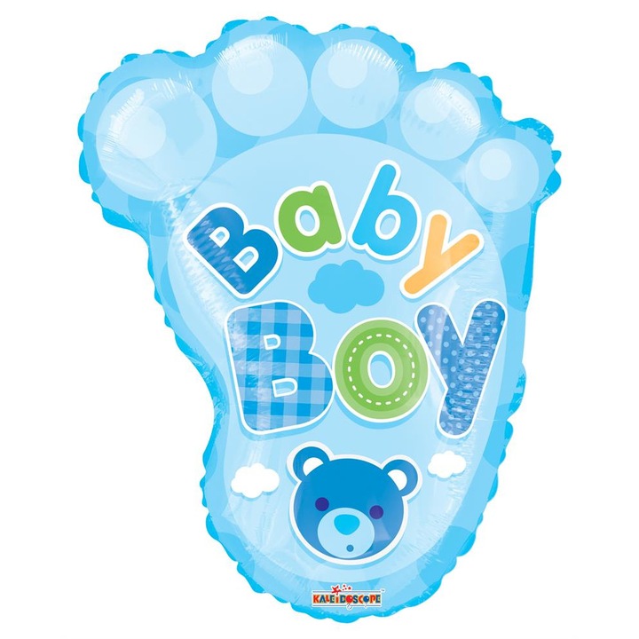 Balon folie Talpa - Baby Boy, albastru, 50 cm - Conver USA
