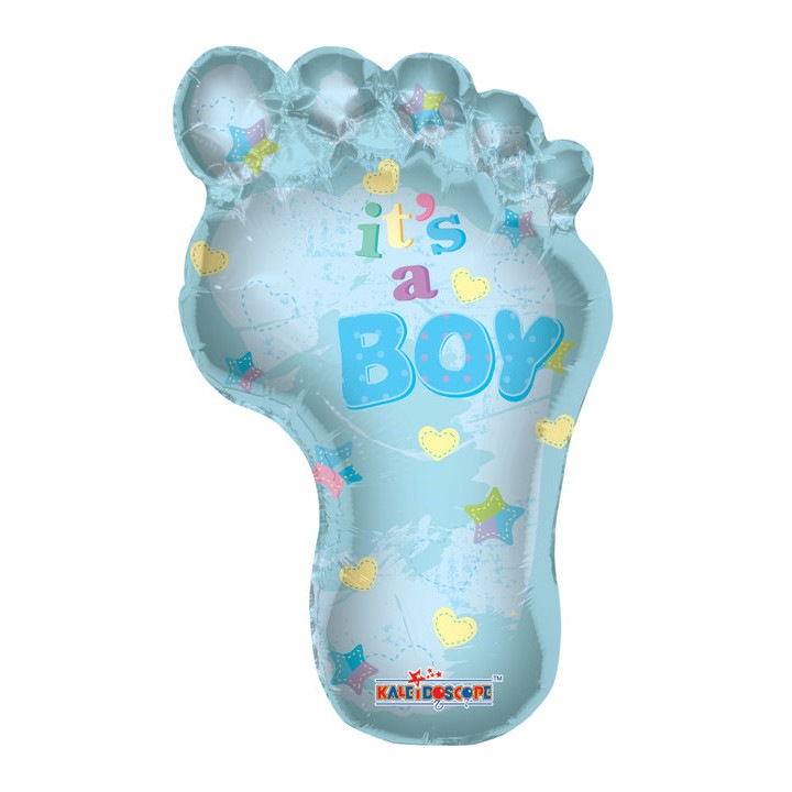 Balon folie - Talpa It's a Boy, Albastru, 91 cm - Conver USA