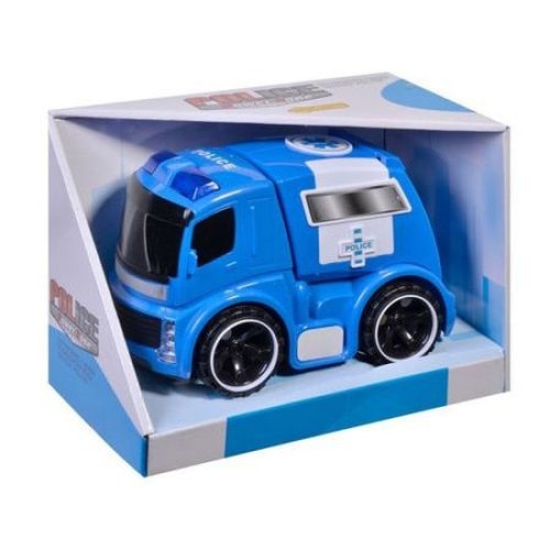 Masinuta de politie iMK® pentru copii cu lumini si sunete, Albastru