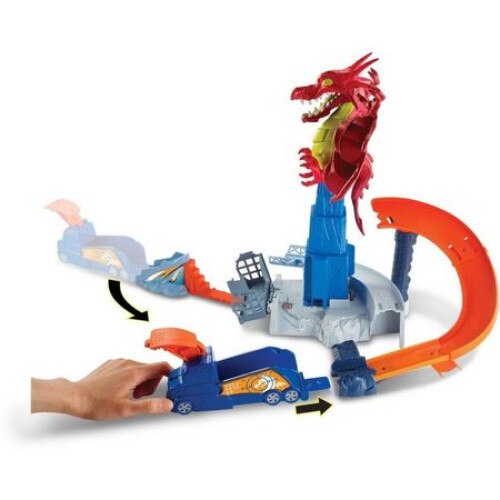 Set de joaca iMK® pista Hot Wheells Dragon Blast