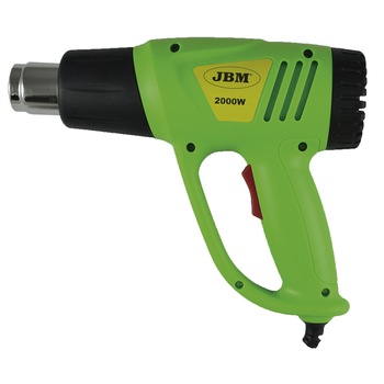 Pistol de lipit cu aer cald, 2000W, temperatura intre 50ºC - 600ºC JBM Pistol de lipit cu aer cald, 2000W, temperatura intre 50ºC - 600ºC JBM
