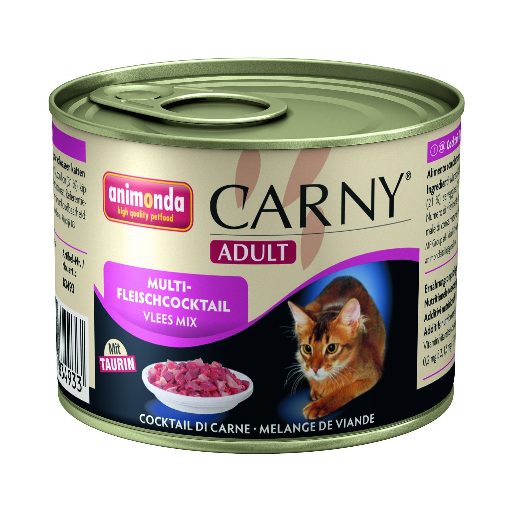 Hrana pentru pisici Carny Adult Multi-Meat Cocktail 200 gr