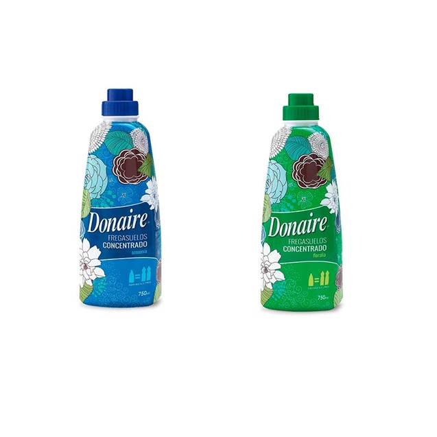 Pachet- Solutie pardoseala concentrata parfumata Donaire, arome diferite,2x750ml