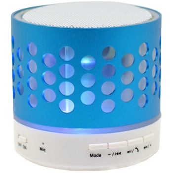 Boxa Portabila Bluetooth iUni DF05, 3W, USB, Slot Card, AUX-IN, Radio, Aluminiu, Albastru Boxa Portabila Bluetooth iUni DF05, 3W, USB, Slot Card, AUX-IN, Radio, Aluminiu, Albastru