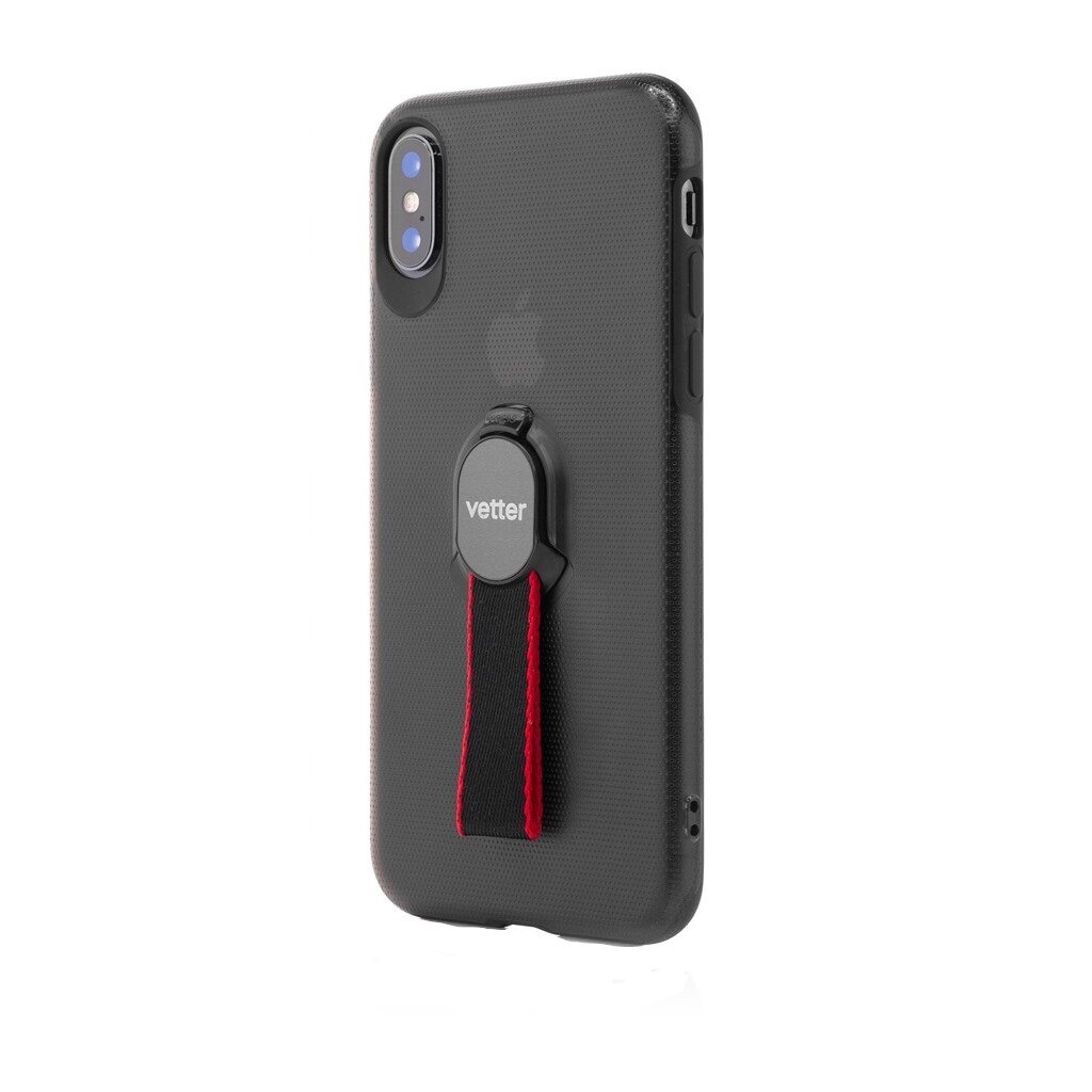 Husa iPhone X XS With Removable Strap Magnetic Ready Vetter Neagra