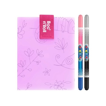 Set ambalaj reutilizabil pentru sandwich+2 carioci, Roll'Eat, Paint Chameleon Set ambalaj reutilizabil pentru sandwich+2 carioci, Roll'Eat, Paint Chameleon