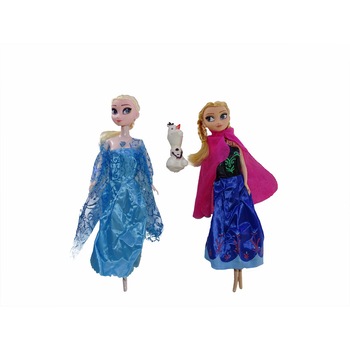Set papusi muzicale Frozen, Anna, Elsa si Olaf, 33 cm, varsta 3 ani+,multicolor Set papusi muzicale Frozen, Anna, Elsa si Olaf, 33 cm, varsta 3 ani+,multicolor