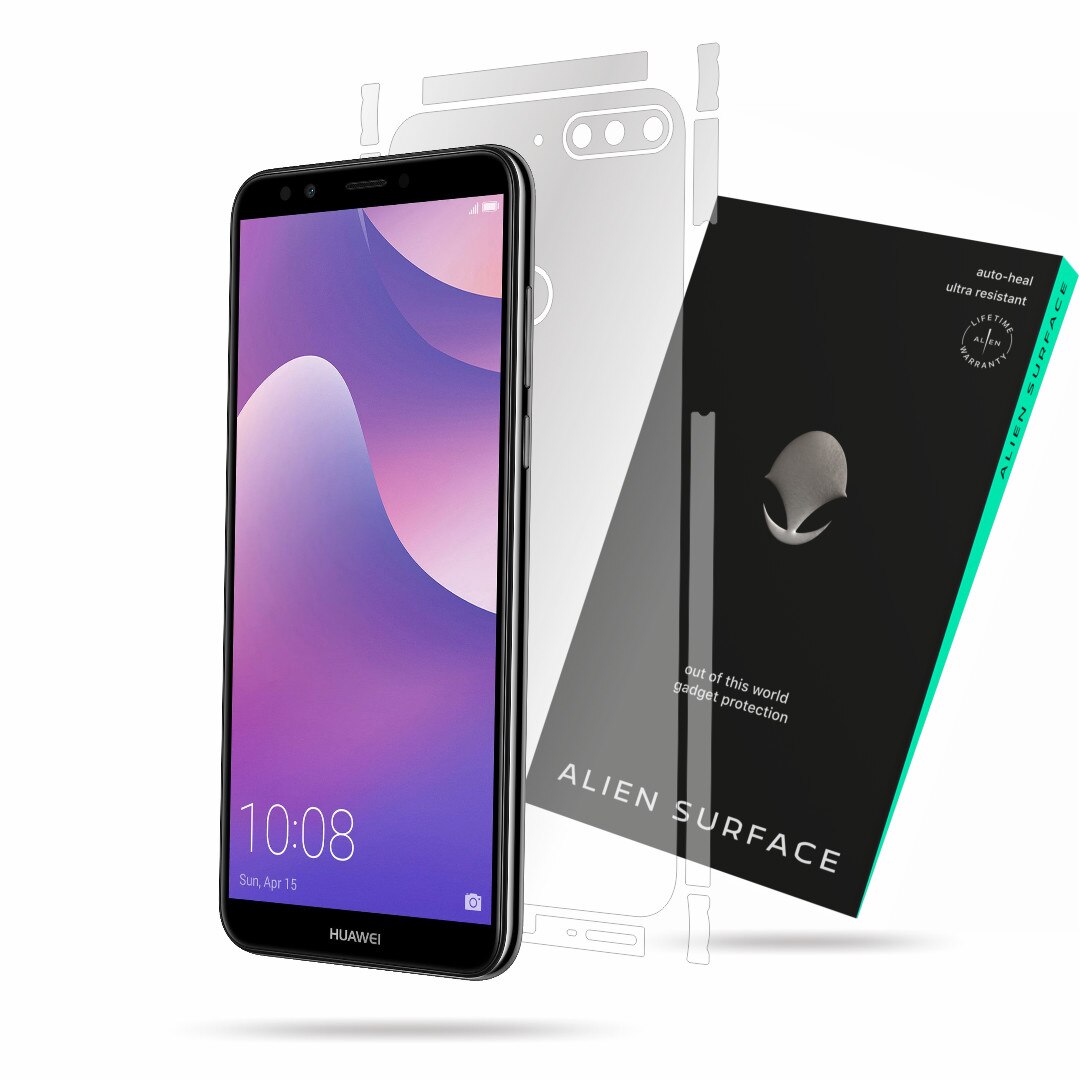 Folie Alien Surface, Huawei Nova 2 Lite, protectie spate, laterale