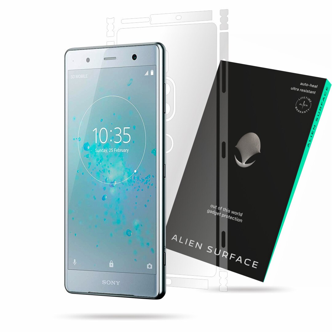 Folie Alien Surface, Sony Xperia XZ2 Premium, protectie spate, laterale
