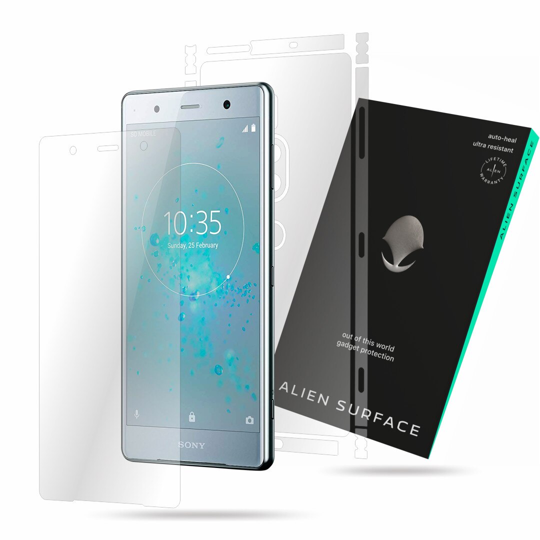 Folie Alien Surface, Sony Xperia XZ2 Premium, protectie ecran, spate, laterale