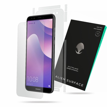 Folie Alien Surface, Huawei Y7 (2018), protectie ecran, spate, laterale Folie Alien Surface, Huawei Y7 (2018), protectie ecran, spate, laterale