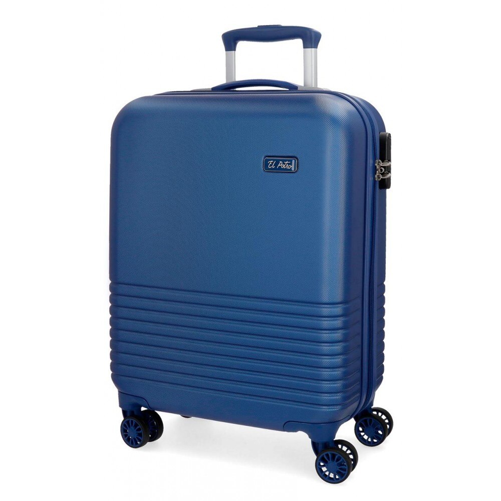 Troler ABS 55 cm 4 roti albastru El Potro Ride