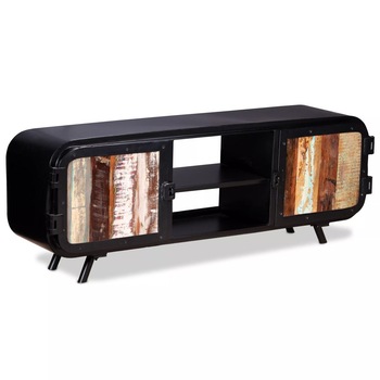 Comoda TV cu structura de fier, Multicolor, 120 x 30 x 45 cm Comoda TV cu structura de fier, Multicolor, 120 x 30 x 45 cm