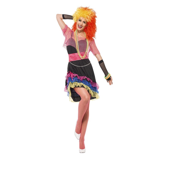 Costum de carnaval dama - Funny Girl, Smiffy's, Multicolor, L
