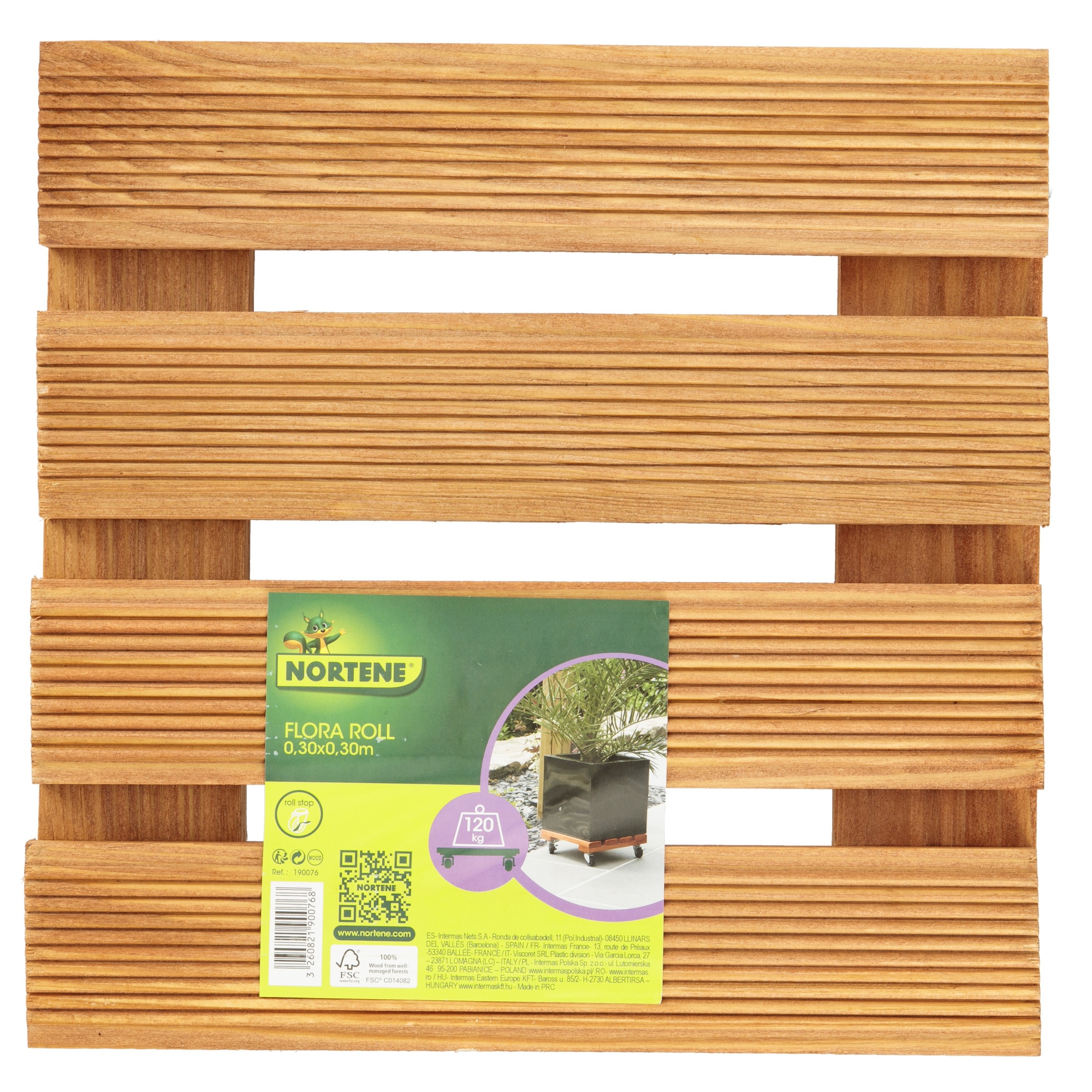 Suport rulant de flori Lasure 30 x 30 cm