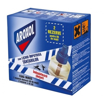 Aroxol Rezerva Lichida 2*45 ml Aroxol Rezerva Lichida 2*45 ml