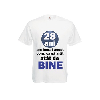Tricou aniversare 28 ani Tricou aniversare 28 ani