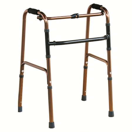 Cadru de mers pliabil, ajustabil pe inaltime, cu functie de pasitor, din aluminiu, CMZ-919L
