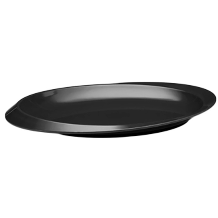 Platou oval melamina prezentare RAKI 26x40x4cm neagra
