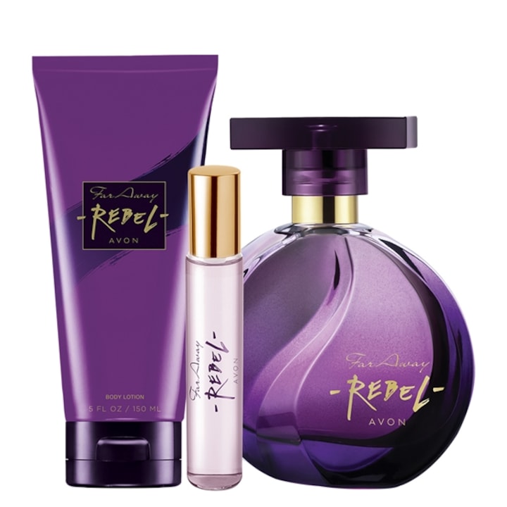 Avon Far Away Rebel női parfüm szett, 210 ml, Eau de Parfum