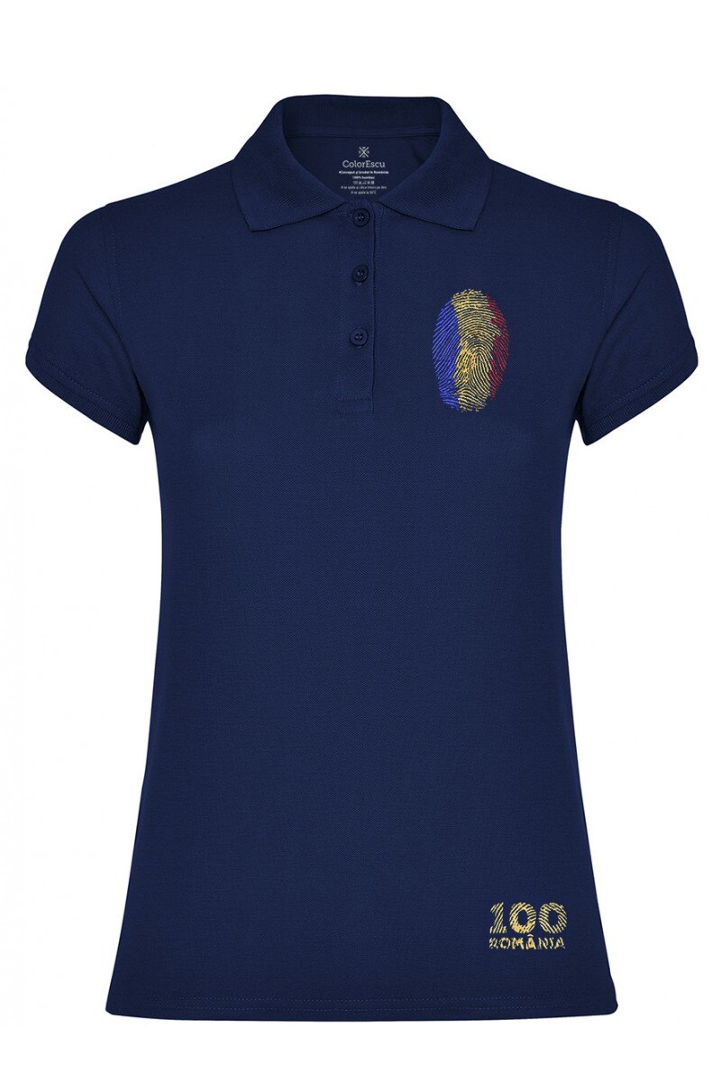 Tricou Amprenta Romania, brodat, dama