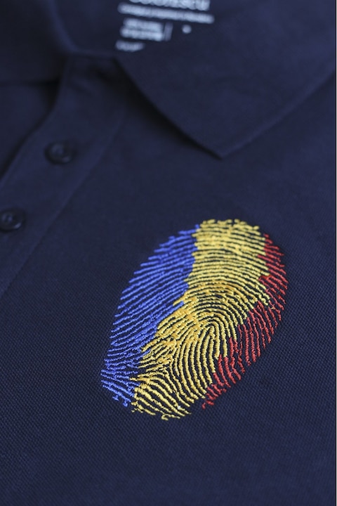 Tricou Amprenta Romania, brodat, barbatesc ColorEscu, M M INTL