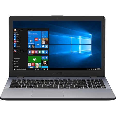 Laptop ASUS A542UA-DM570T cu procesor Intel® Core™ i5-8250U pana la 3.40 GHz, Kaby Lake R, 15.6", Full HD, 4GB, 1TB, DVD-RW, Intel UHD Graphics 620, Microsoft Windows 10, Dark Grey