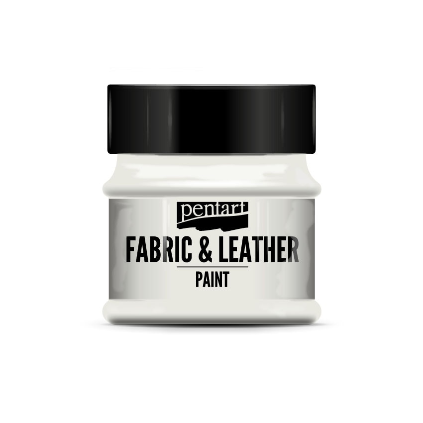 Vopsea pentru piele si textile cu sclipici Pentart - curcubeu, 50 ml