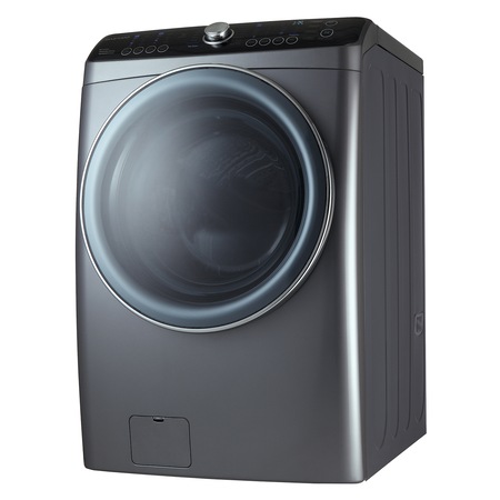 Masina de spalat rufe cu uscator Daewoo DWC-PD1213-2, 1200 RPM, Spalare 12 kg, Uscare 8 kg, Clasa B, Motor Dynamic Inverter, AirBubble 4D, QuickWash&Dry, KidsCare, Argintiu