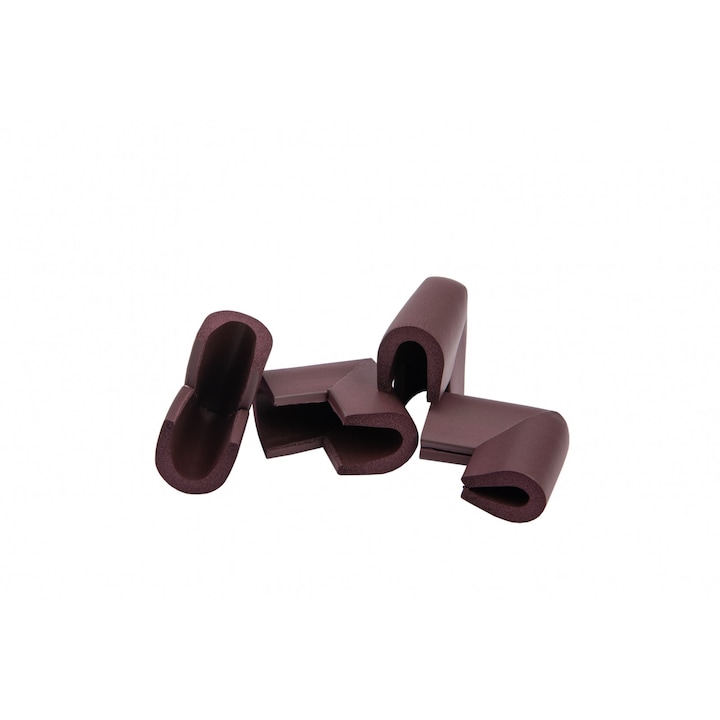 Set 4 coltare, Empria, forma U, 3.5x0.7x6 cm, Grena/Mov