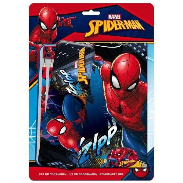 Set papetarie Spiderman +penar metalic