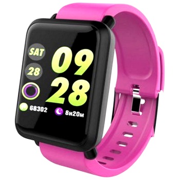 Ceas Smartwatch si Bratara Fitness Best Health, Design Sport , Tensiometru , Puls , Monitor Somn , Notificari apeluri , mesaje , IP67 Waterproof , Incarcare Magnetica , Culoare Roz Ceas Smartwatch si Bratara Fitness Best Health, Design Sport , Tensiometru , Puls , Monitor Somn , Notificari apeluri , mesaje , IP67 Waterproof , Incarcare Magnetica , Culoare Roz